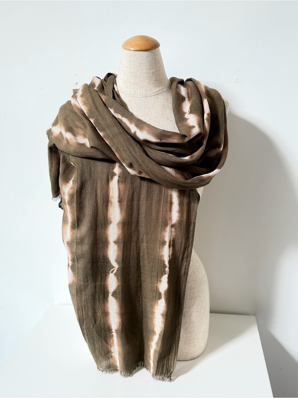 Banana Republic Tan Lightweight Draped Scarf